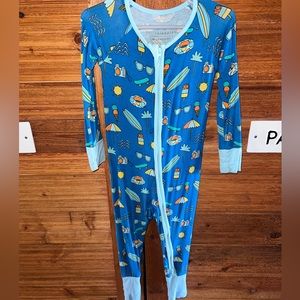 Little Sleepies Pool Party Bamboo Onesie 18-24 Months
